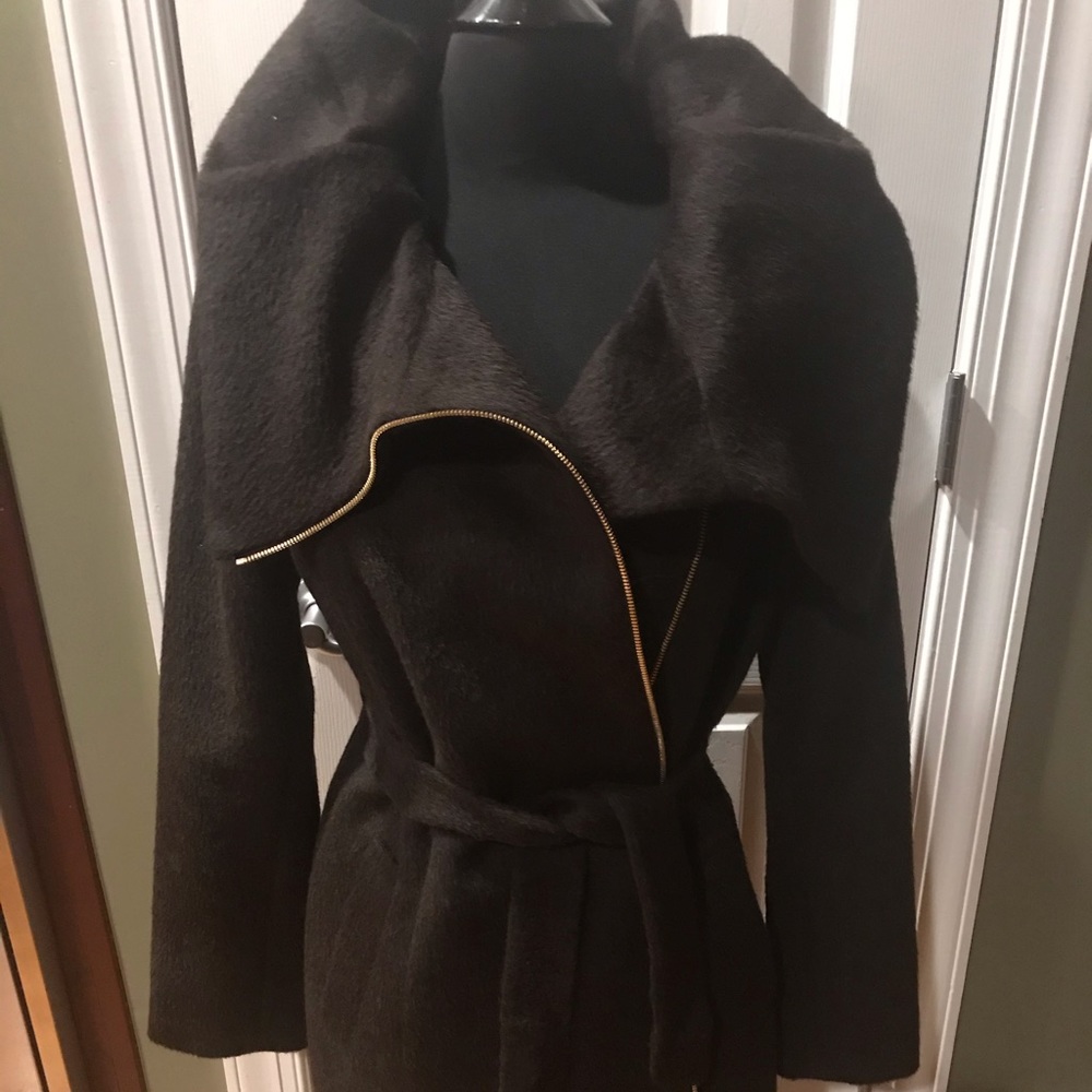 Cole Hann Coat Dark Brown